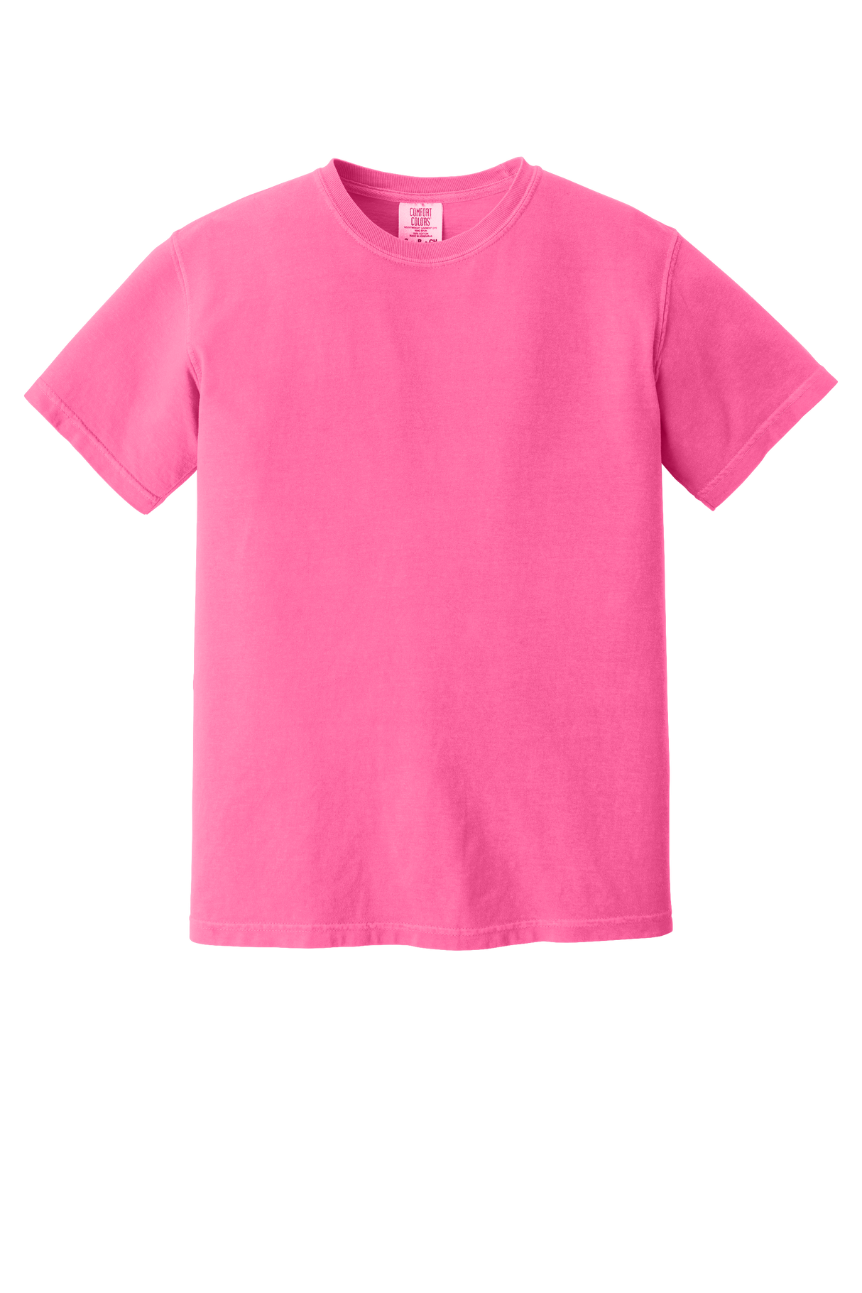 Comfort Colors Heavyweight Ring Spun Tee 1717 - Neon Pink