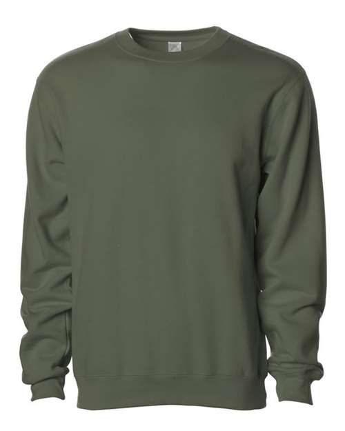 Independent Trading Co. - Midweight Crewneck Sweatshirt - SS3000 - Military Green