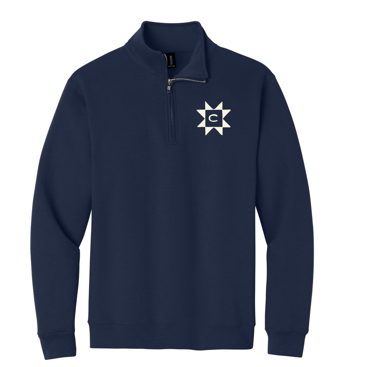 Cynthiana Tourism Quilt Logo 1/4 Zip Sweatshirt