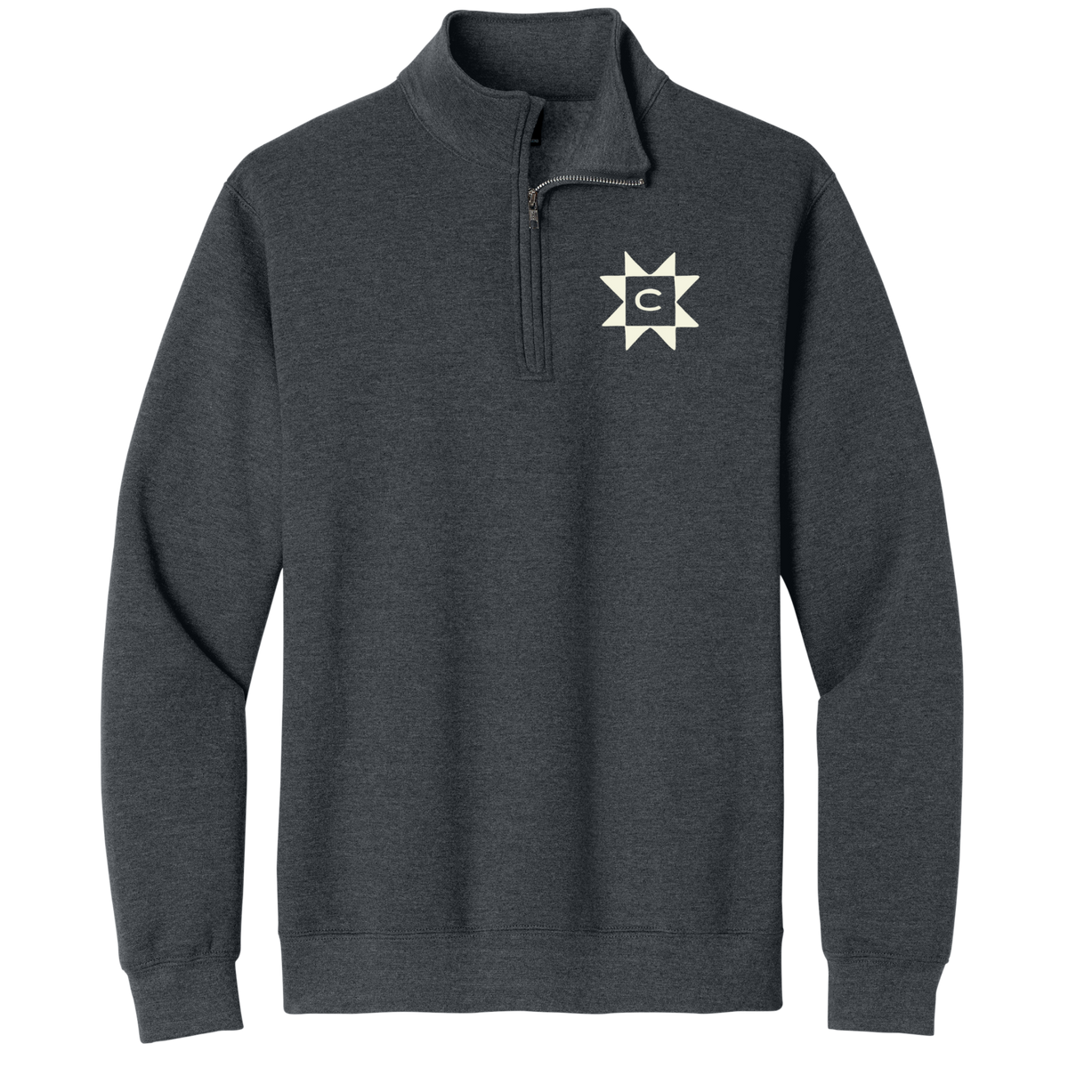 Cynthiana Tourism Quilt Logo 1/4 Zip Sweatshirt