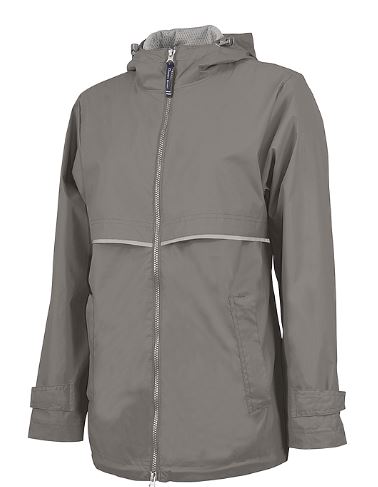 Charles River Rain Jacket - Grey