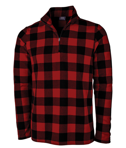 1/4 Charles River Buffalo Plaid Fleece Sweatshirts