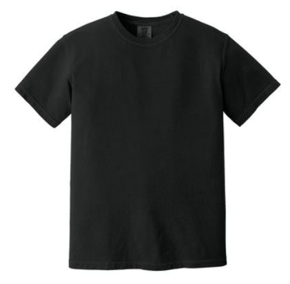 Comfort Colors Heavyweight Ring Spun Tee 1717 - Black
