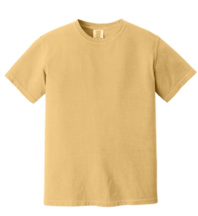 Comfort Colors Heavyweight Ring Spun Tee 1717 - Mustard