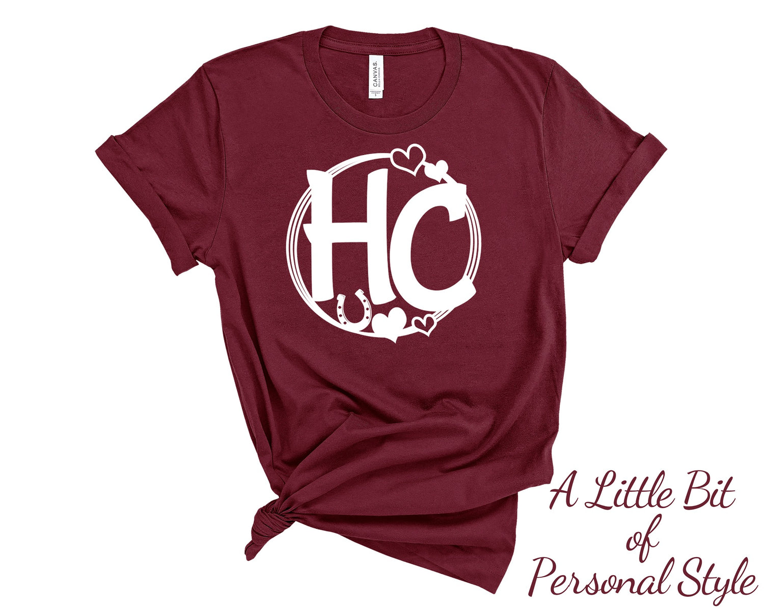 HC Circle of Hearts (White Print)