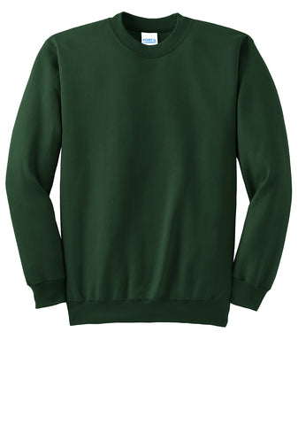 Port & Company - Core Fleece Crewneck Sweatshirt. PC78 - Dark Green
