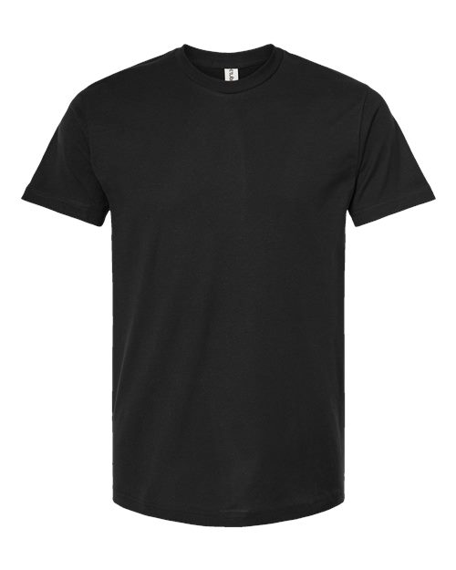 TULTEX Unisex Jersey T-Shirt Short Sleeve. 202 - Black