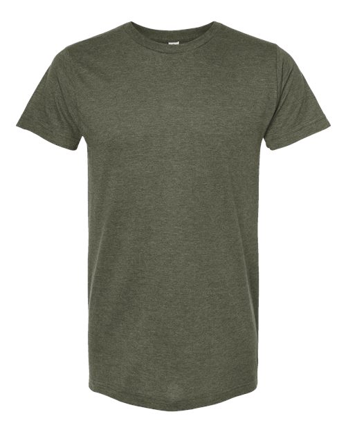 TULTEX Unisex Jersey T-Shirt Short Sleeve. 202 - Heather Military Green