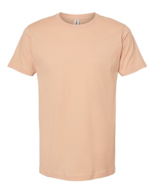TULTEX Unisex Jersey T-Shirt Short Sleeve. 202 - Peach