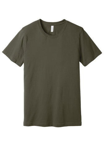 BELLA+CANVAS Unisex Jersey Short Sleeve Tee. BC3001 - Dark Olive