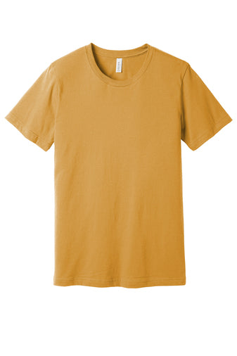 BELLA+CANVAS Unisex Jersey Short Sleeve Tee. BC3001 - Mustard