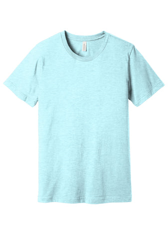 BELLA+CANVAS Unisex Heather CVC Short Sleeve Tee. BC3001CVC - Heather Prism Ice Blue