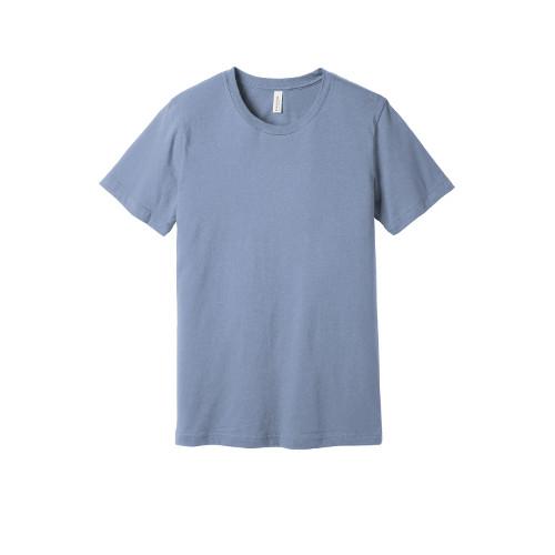 BELLA+CANVAS Unisex Heather CVC Short Sleeve Tee. BC3001CVC - Heather Blue
