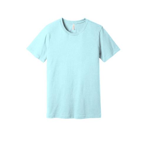 BELLA+CANVAS Unisex Heather CVC Short Sleeve Tee. BC3001CVC - Heather Ice Blue