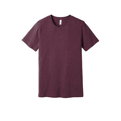 BELLA+CANVAS Unisex Heather CVC Short Sleeve Tee. BC3001CVC - Heather Maroon