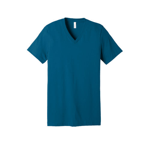 BELLA+CANVAS Unisex Jersey Short Sleeve V-Neck Tee. BC3005 - Deep Teal