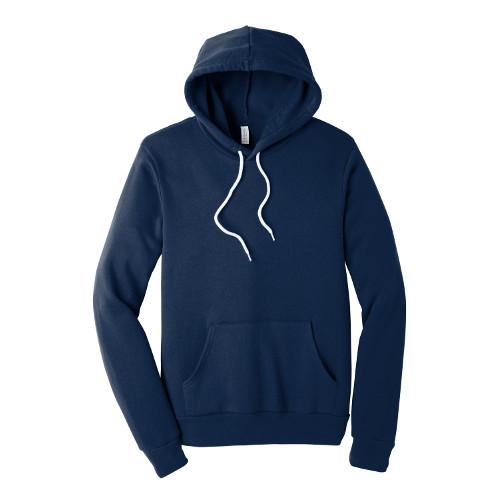 BELLA+CANVAS Unisex Sponge Fleece Pullover Hoodie. BC3719 - Navy