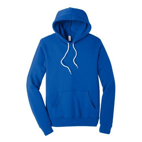 BELLA+CANVAS Unisex Sponge Fleece Pullover Hoodie. BC3719 - True Royal
