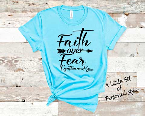 Faith Over Fear - Cynthiana, KY 2020 (Design - Black - Instant Gratification)