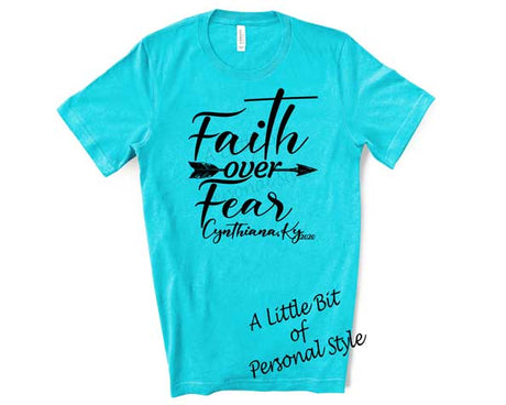 Faith Over Fear - Cynthiana, KY 2020 (Design - Black - Instant Gratification)