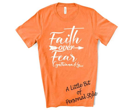 Faith Over Fear - Cynthiana, KY 2020 (Design - White - Instant Gratification)