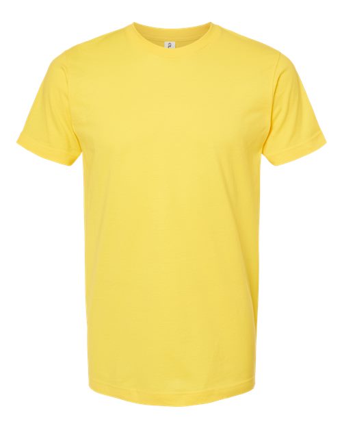 TULTEX Unisex Jersey T-Shirt Short Sleeve. 202 - Sunshine
