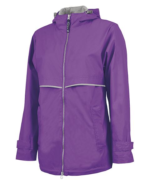 Charles River Rain Jacket - Violet