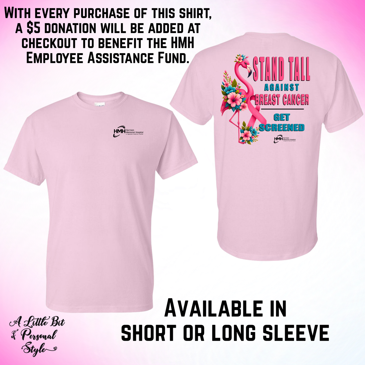 HMH - Breast Cancer Awareness Flamingo Shirt