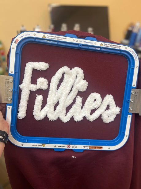 Breds or Fillies Yarn Embroidered Crewneck Sweatshirt
