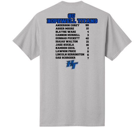 Hopewell Titans 8U Roster T-Shirt