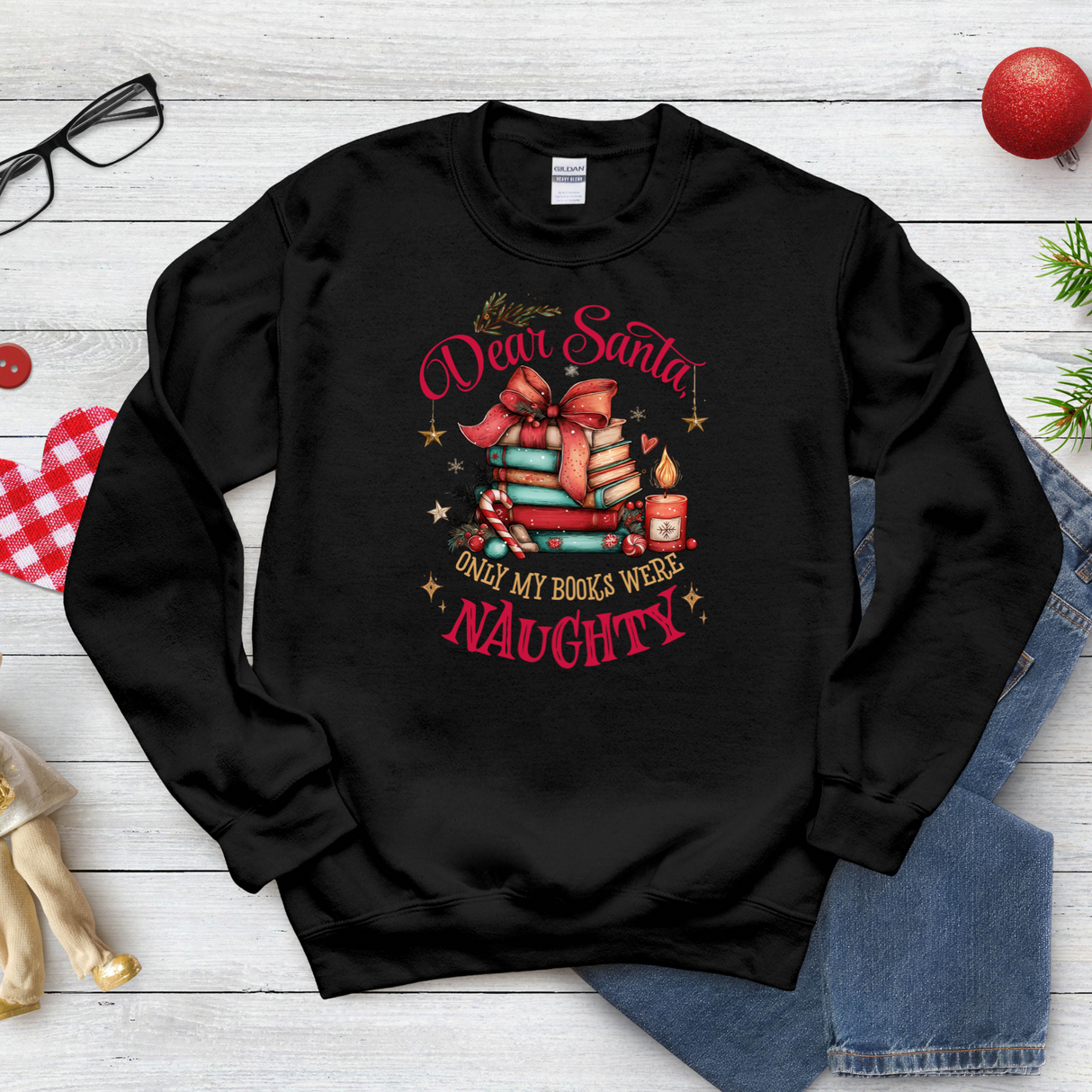 Dear Santa, Only My Books Are Naughty