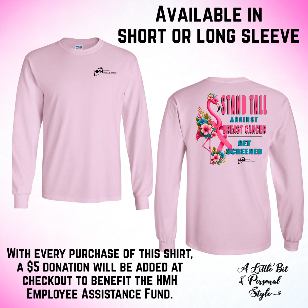 HMH - Breast Cancer Awareness Flamingo Shirt
