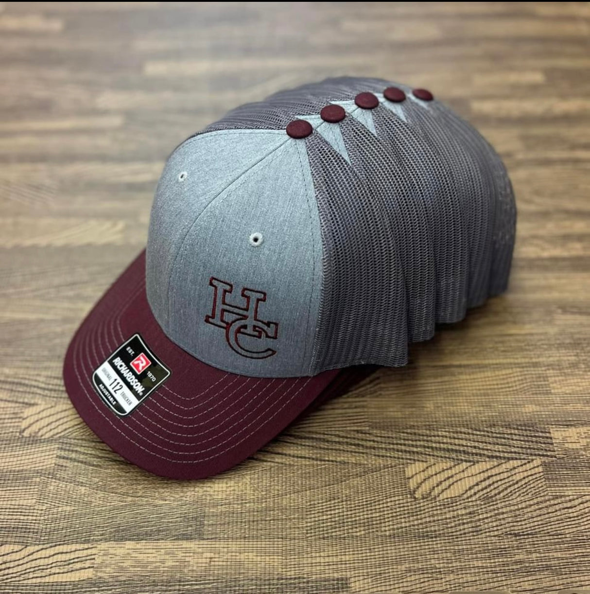 HC Richardson 112 Hat - Maroon/Grey