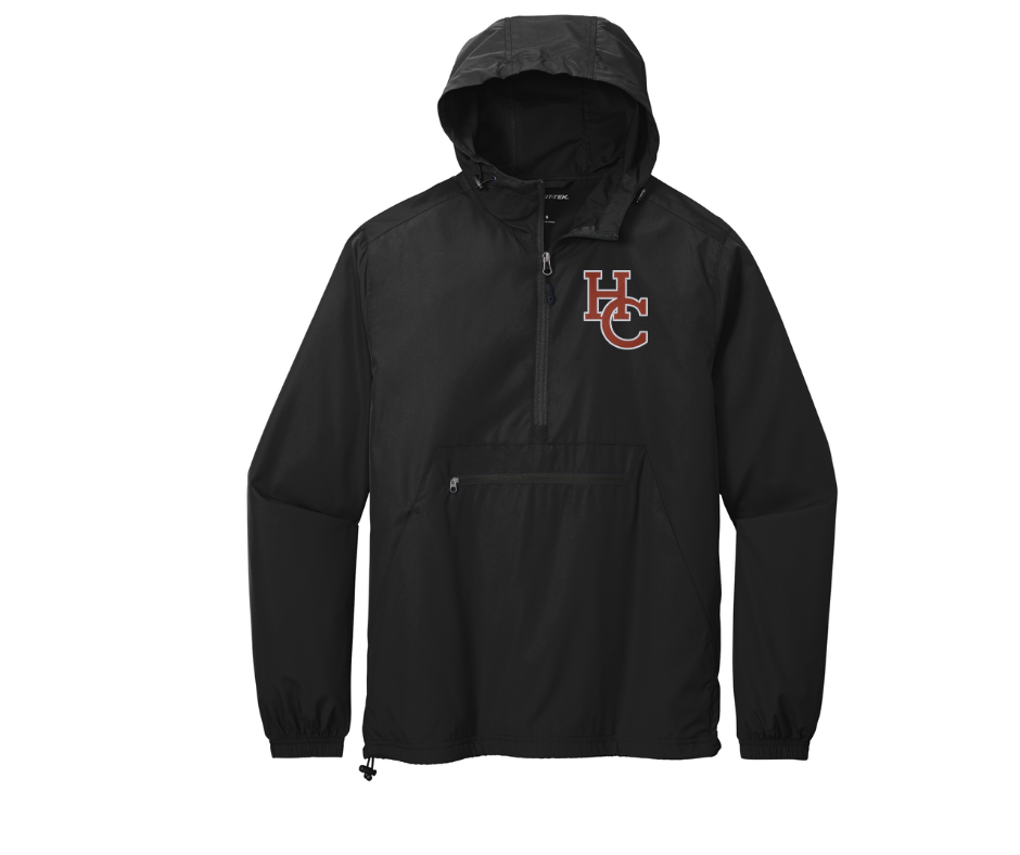 HC Sport-Tek Packable Pullover Black