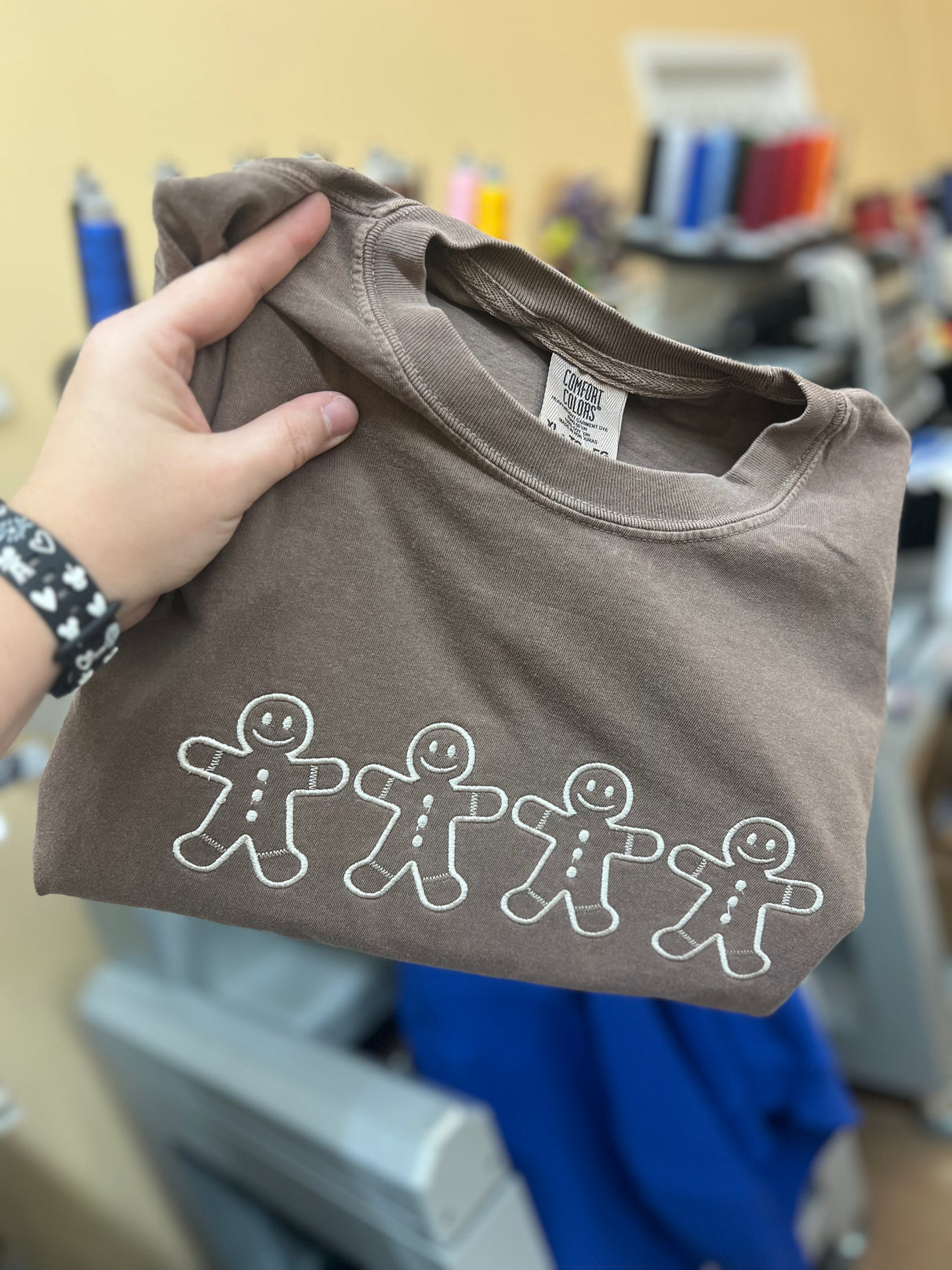 Gingerbread Comfort Colors Tee