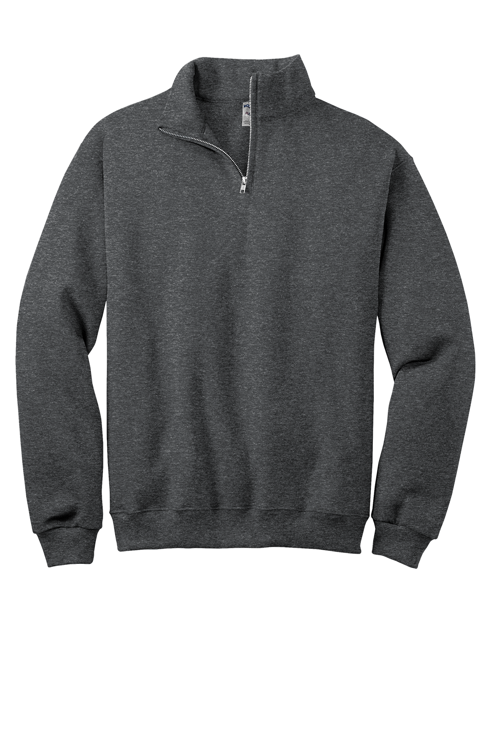 Jerzees 1/4-Zip Cadet Collar Sweatshirt - 995M Black Heather