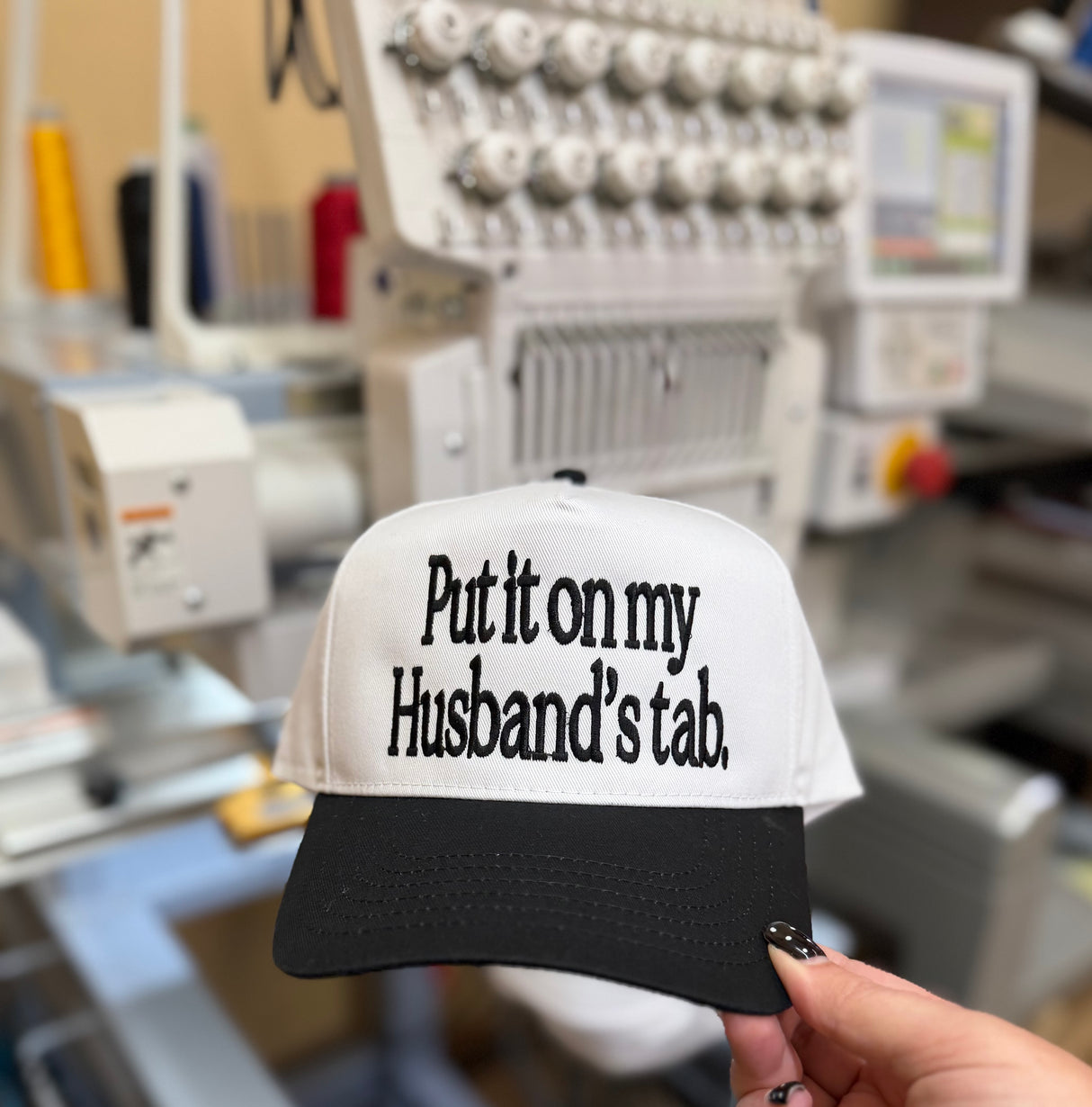 Put it on my husbands tab - Trucker Hat