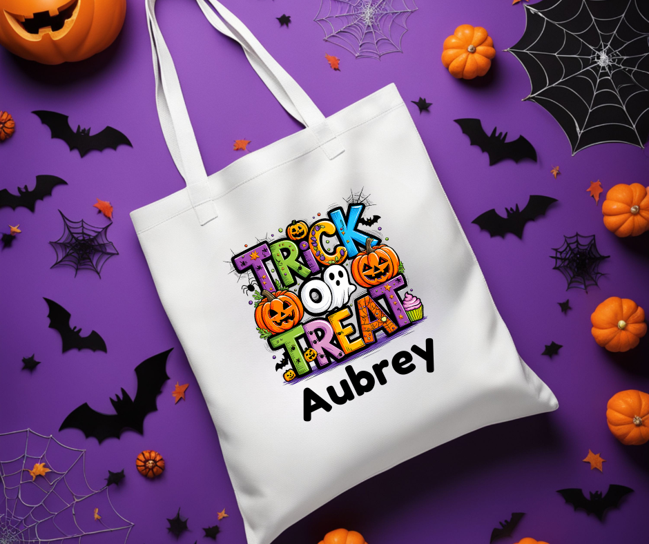 Trick or Treat Canvas Bag