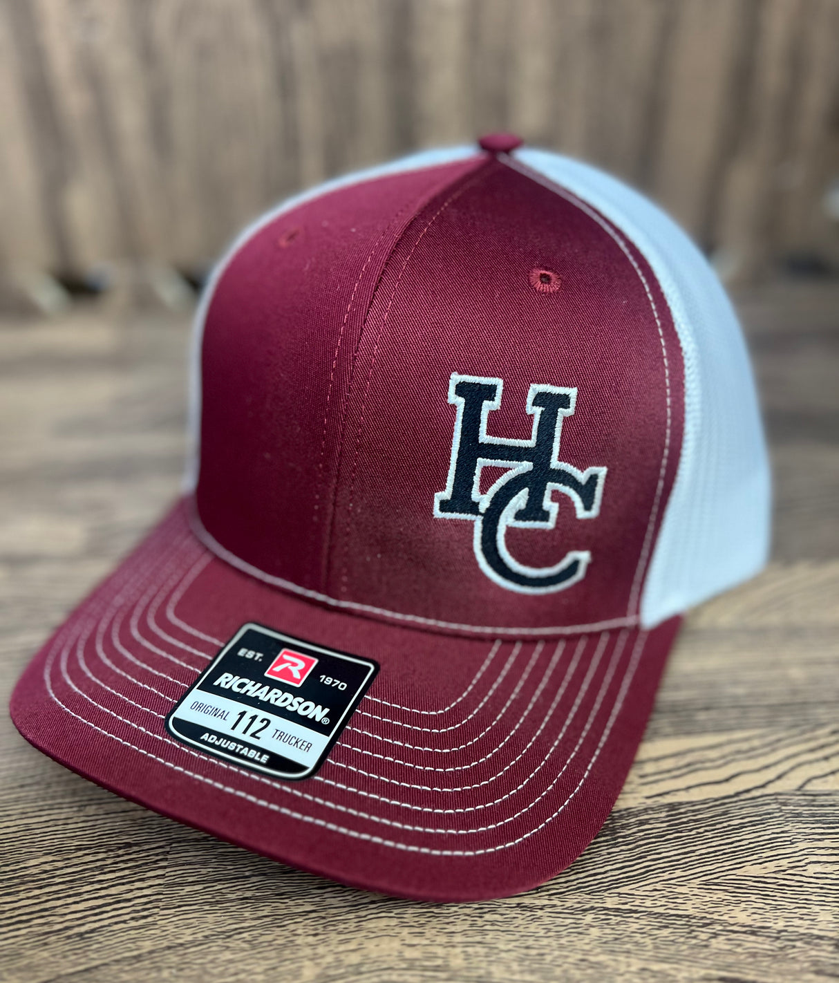 HC Richardson 112 Hat - Cardinal/White