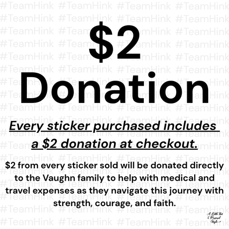 #StrikingOutLeukemia UV Sticker