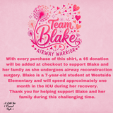 Team Blake Fundraiser Shirt