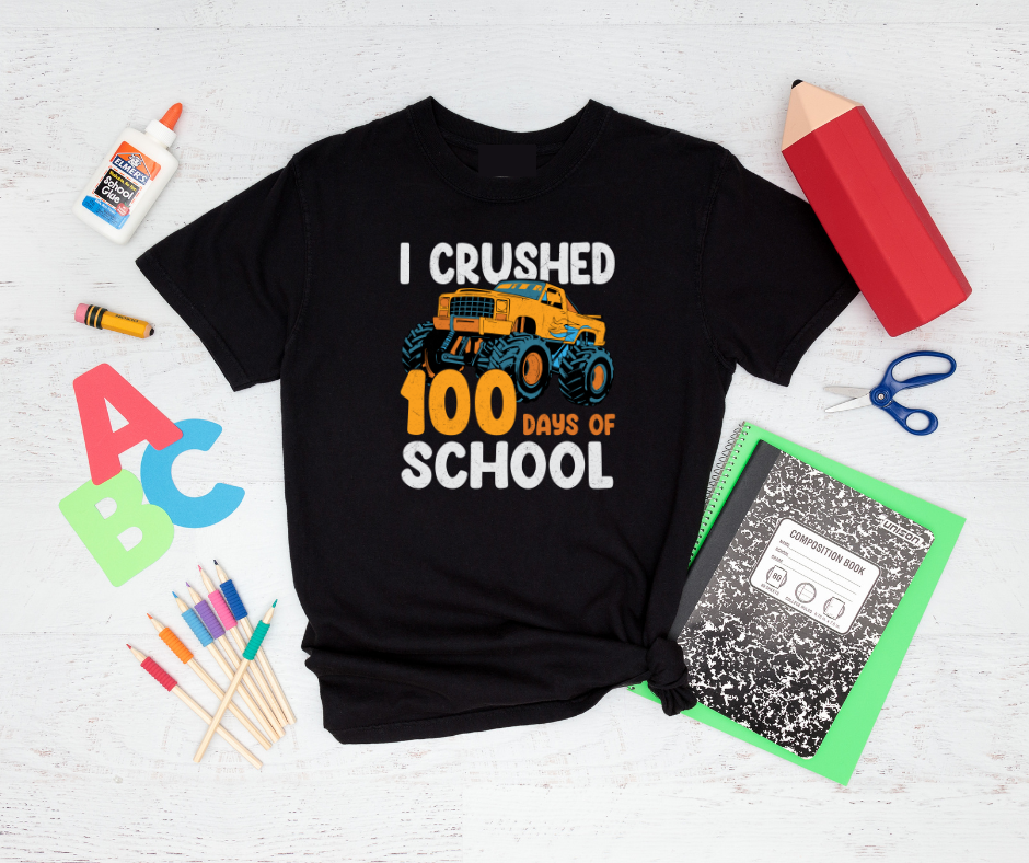 100 Days of School Crushed