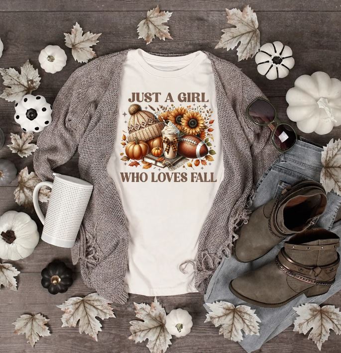 Just A Girl Who Loves Fall Tee