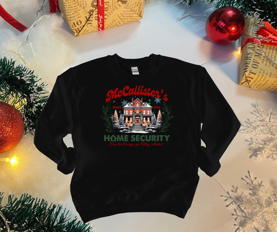 McCallister's Home Security Crewneck Sweatshirt