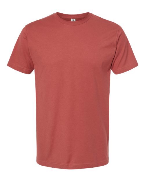 TULTEX Unisex Jersey T-Shirt Short Sleeve. 202 - Terracotta