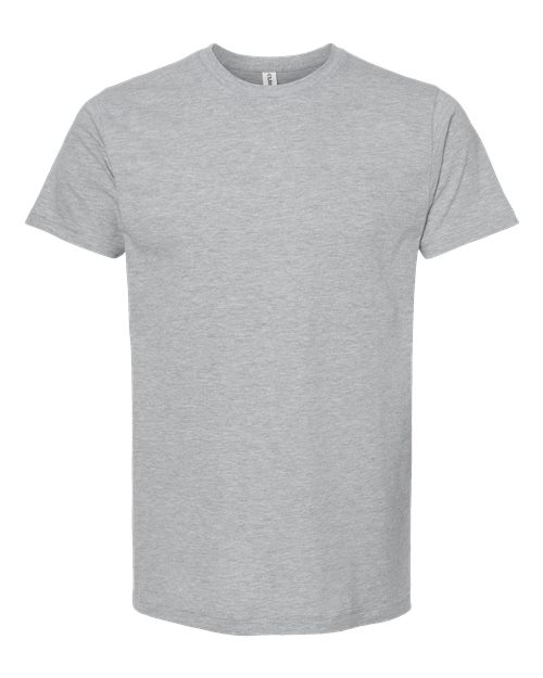 TULTEX Unisex Jersey T-Shirt Short Sleeve. 202 - Heather Grey