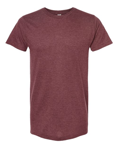 TULTEX Unisex Jersey T-Shirt Short Sleeve. 202 - Heather Burgandy