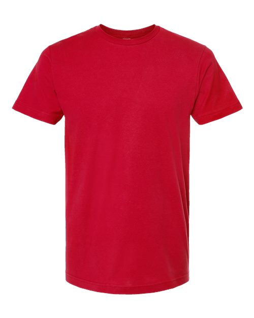 TULTEX Unisex Jersey T-Shirt Short Sleeve. 202 - Red