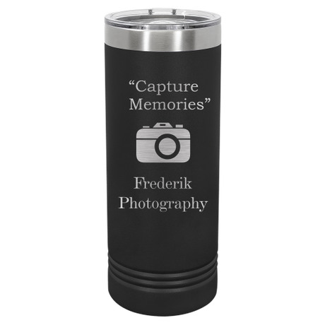 22 oz Skinny engraved tumbler