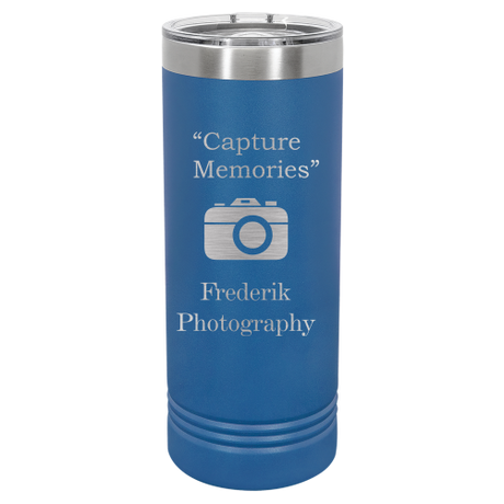 22 oz Skinny engraved tumbler
